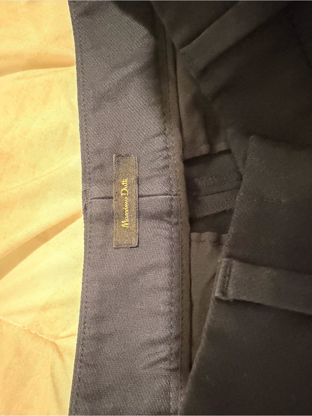Massimo Dutti Dress Pants Size 2 Navy Blue NEW Stretch Office Business Casual